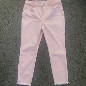 Ann Taylor Loft size 30 or 10 pink jeans.